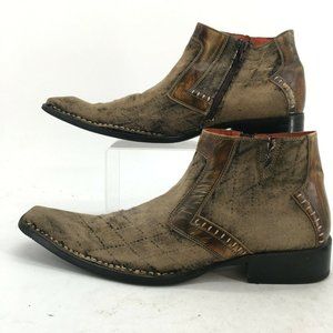 Robert Wayne Men 11 Morris Western Cowboy Ankle Bo